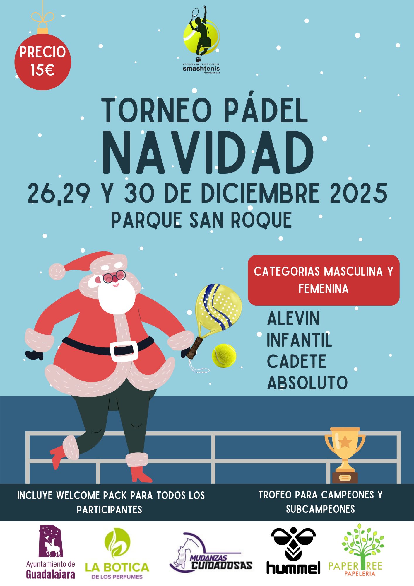 escuela de tenis y padel guadalajara 2024 2025