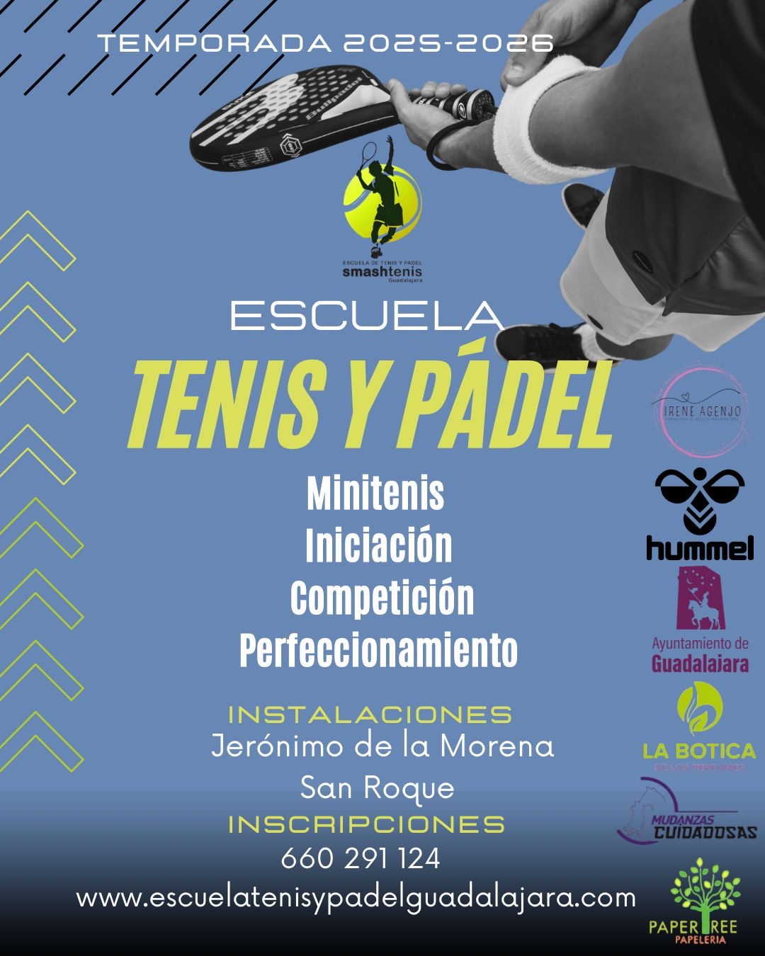 escuela de tenis y padel 2025 2026