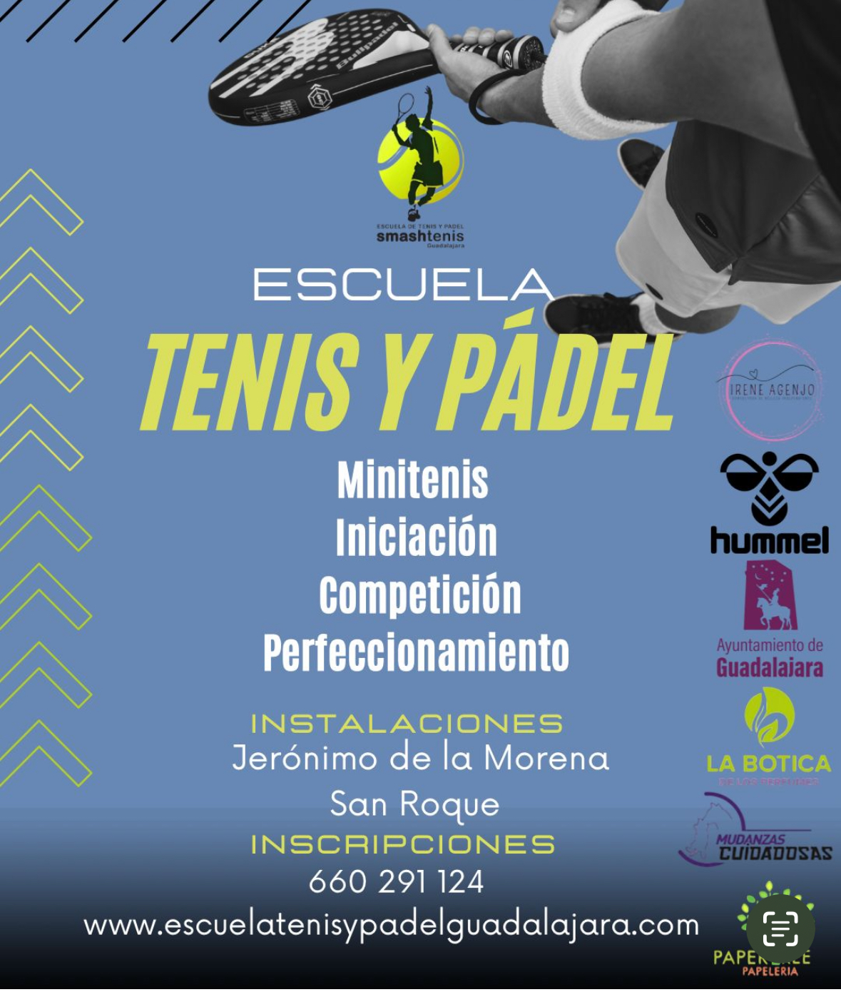 escuela de tenis y padel 2026 2027